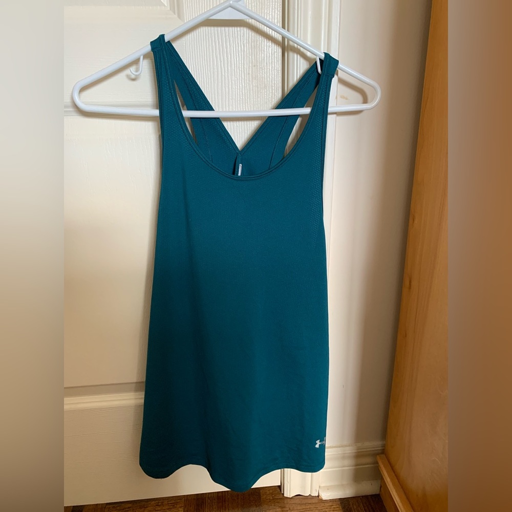 Under Armour Teal Workout Tank Medium